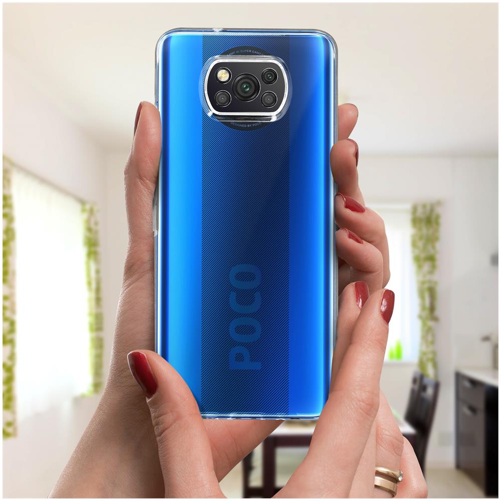 Cover Xiaomi Poco X3 / X3 Pro Silicone Fronte Retro Copre Lo Schermo Trasparente - Foto 2