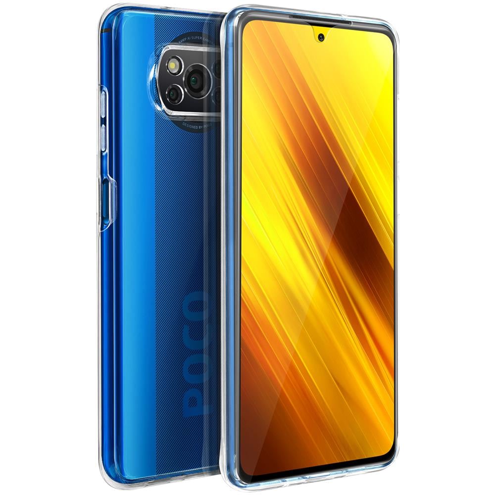 Cover Xiaomi Poco X3 / X3 Pro Silicone Fronte Retro Copre Lo Schermo Trasparente - Foto 5