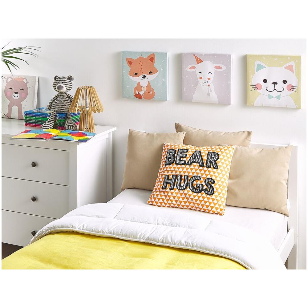 Cuscino Per Bambini 40 X 40 Cm Arancione Radzkot - Foto 2