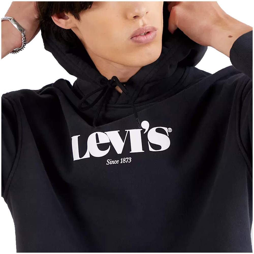 Relaxed Graphic Hoodie Logo Felpa Con Cappuccio Uomo Taglia S - Foto 4
