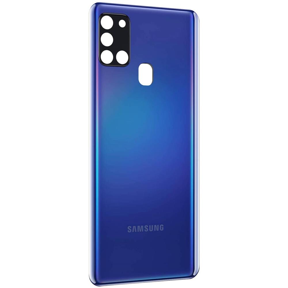 Copri Batteria Samsung Galaxy A21s Facciata Posteriore Sostitutiva Blu - Foto 2