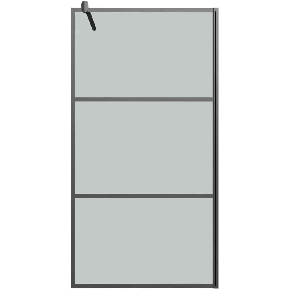 Parete Doccia Walk In 115x195 Cm In Vetro Scuro Esg Nero - Foto 3
