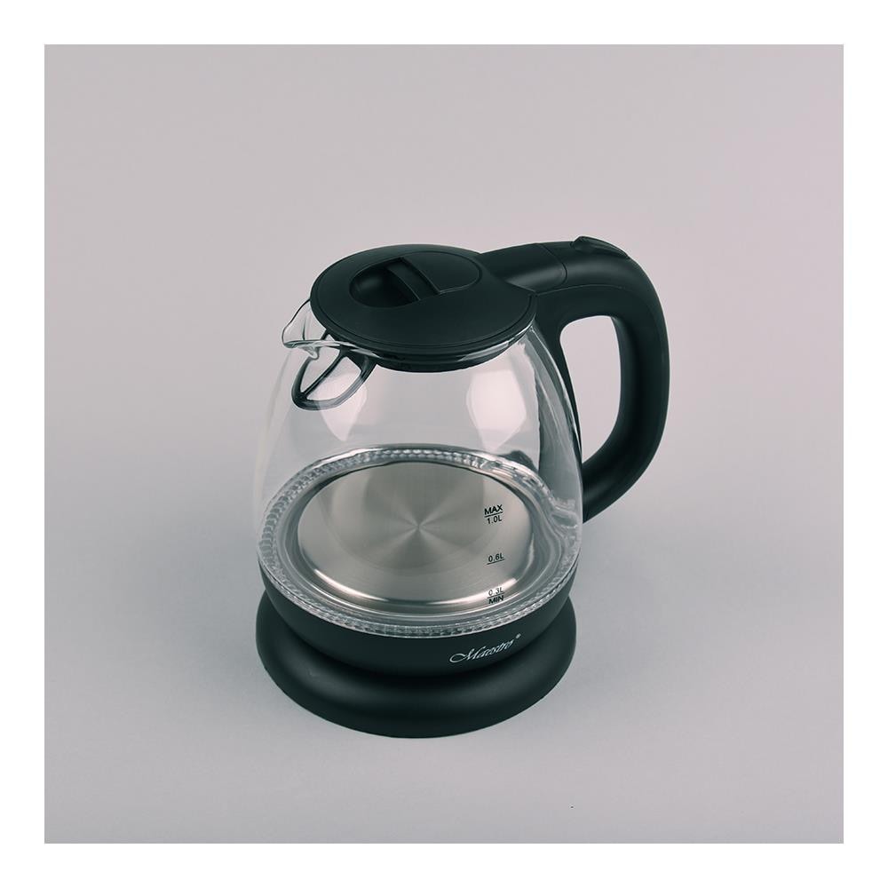 MR-055-BLACK bollitore elettrico 1 L 1100 W Nero - Foto 1