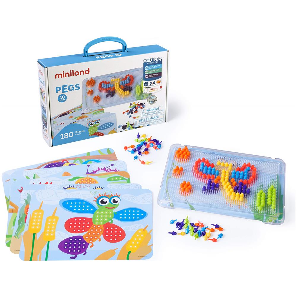 Gioco Interattivo Da Tavolo Con Mollette Con 180 Mollette E 6 Fogli Di Lavoro, 38 - Foto 2