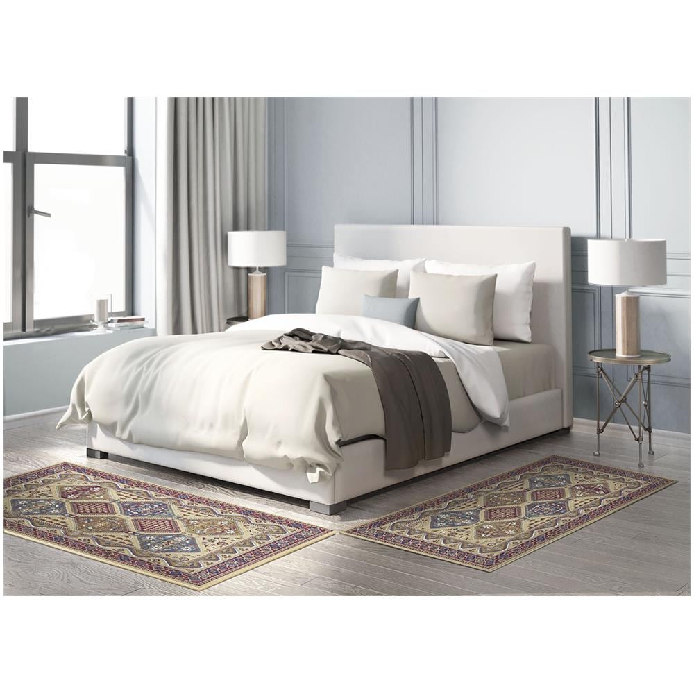 Tappeto In Stampa Digitale Disegno Siria Colore Beige 300x250 Beige - Foto 3