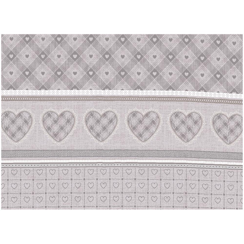 Copripiumino Sacco Piumone Pensieri Delicati Cotone Disegno Chalet Matrimoniale Beige - Foto 2