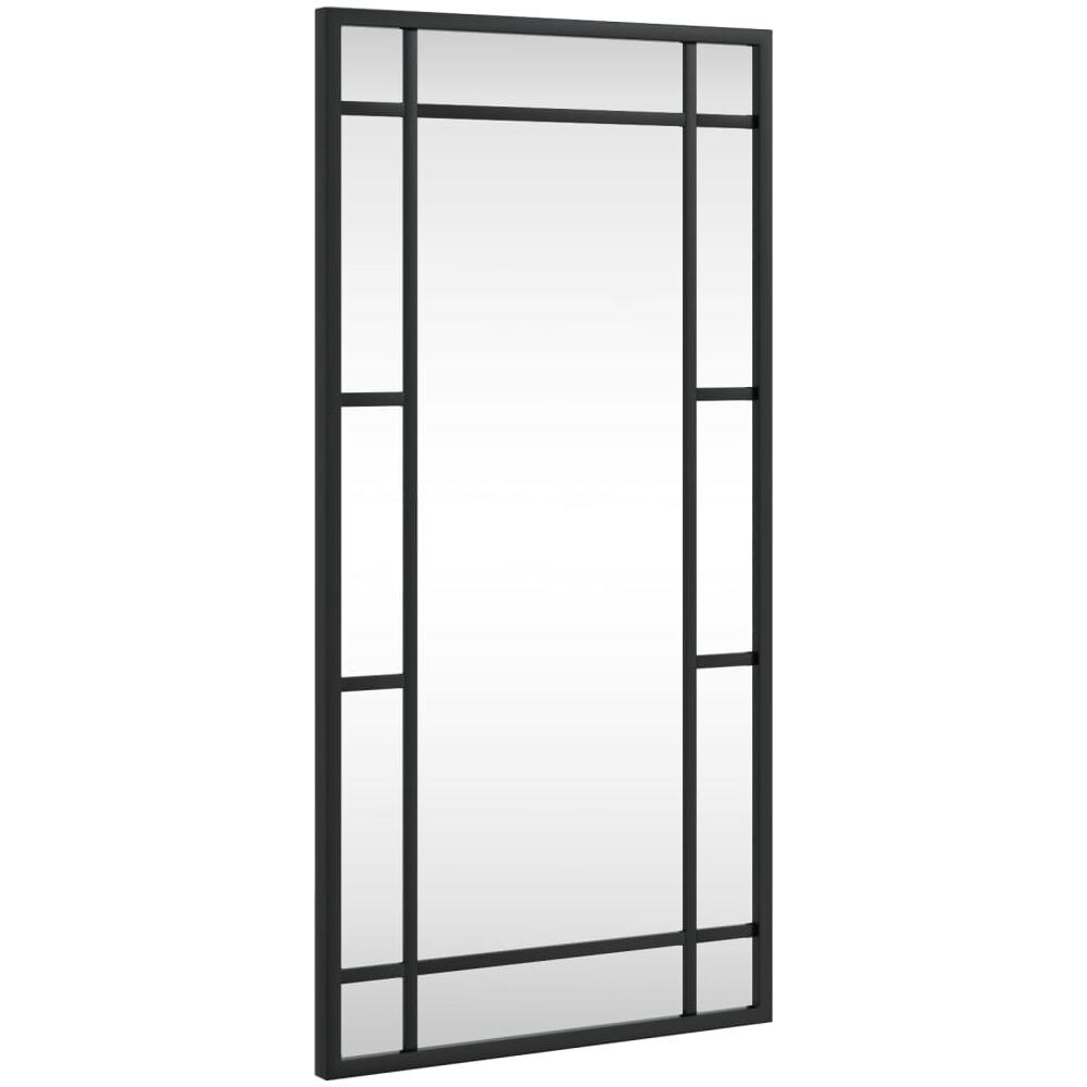 Specchio Da Parete Nero 30x60 Cm Rettangolare In Ferro - Foto 2