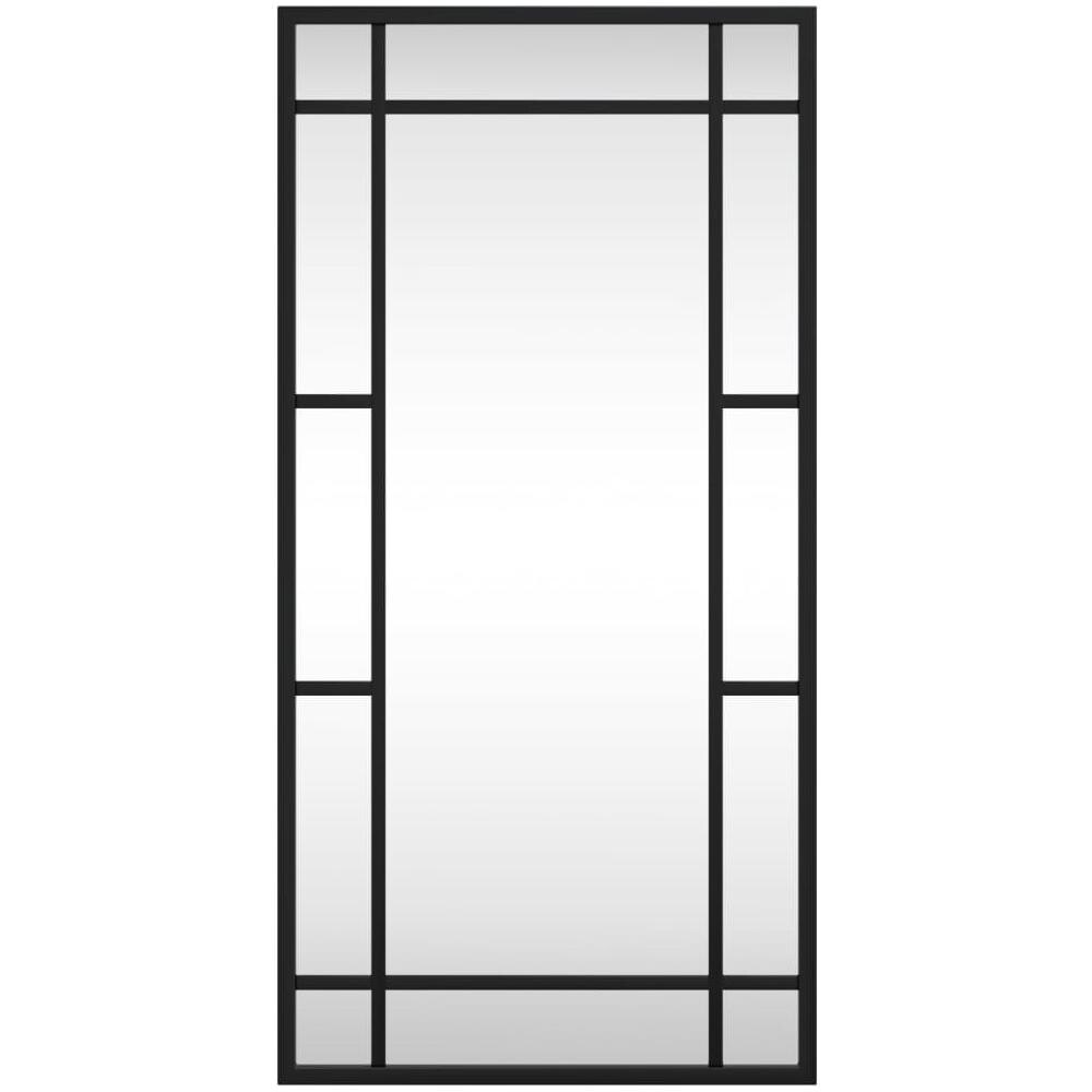 Specchio Da Parete Nero 30x60 Cm Rettangolare In Ferro - Foto 3