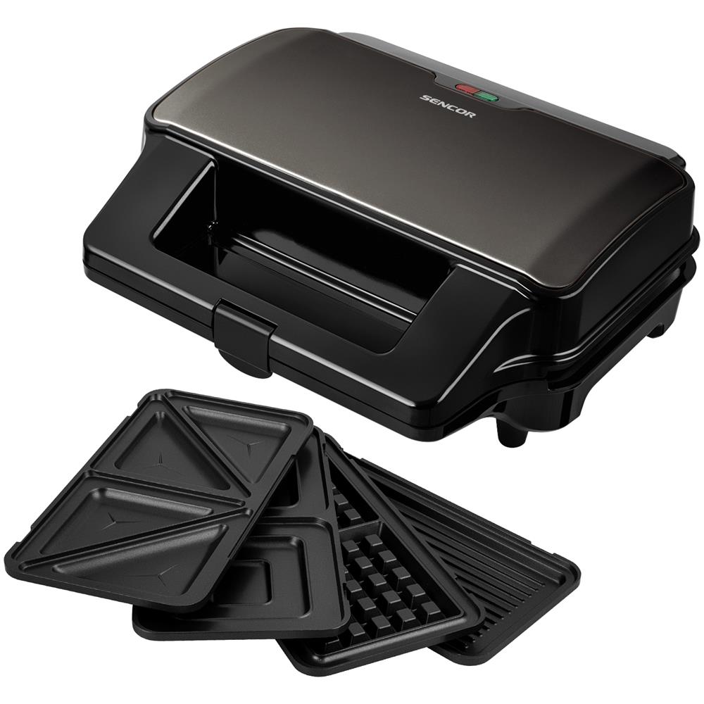 SSM 9978BK tostiera 900 W Nero - Foto 1