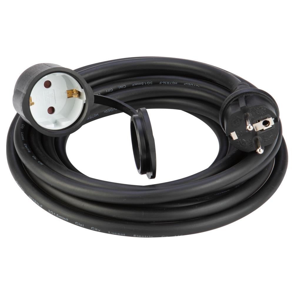 PP2627 prolunghe e multiple 5 m 1 presa (e) AC Interno Nero - Foto 1