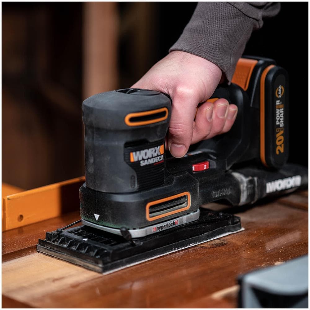 WX820 levigatrice portatile 1000 Giri /min Nero - Foto 8