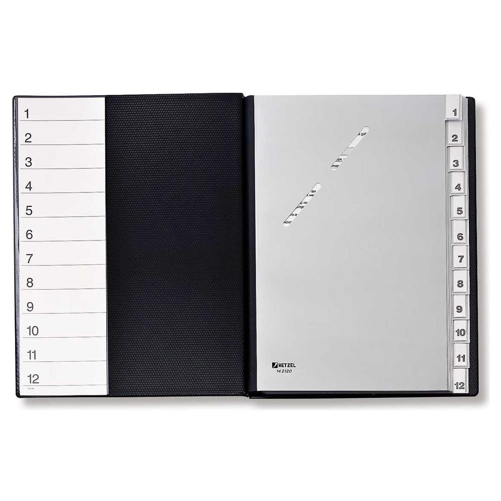 14212091 intercalare Indice a linguetta numerico Plastica Nero - Foto 3