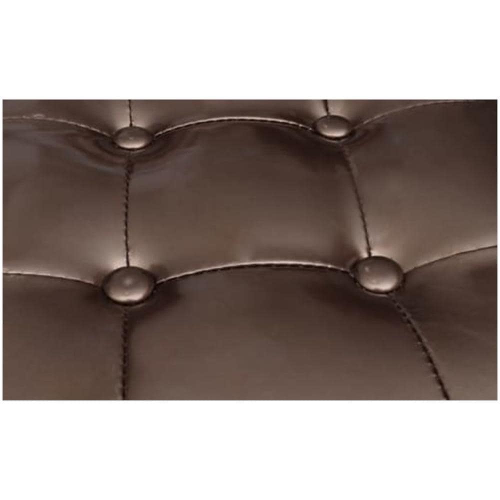 Chesterfield Poltrona Con Poggiapiedi, Poltroncina Caffé - Foto 11