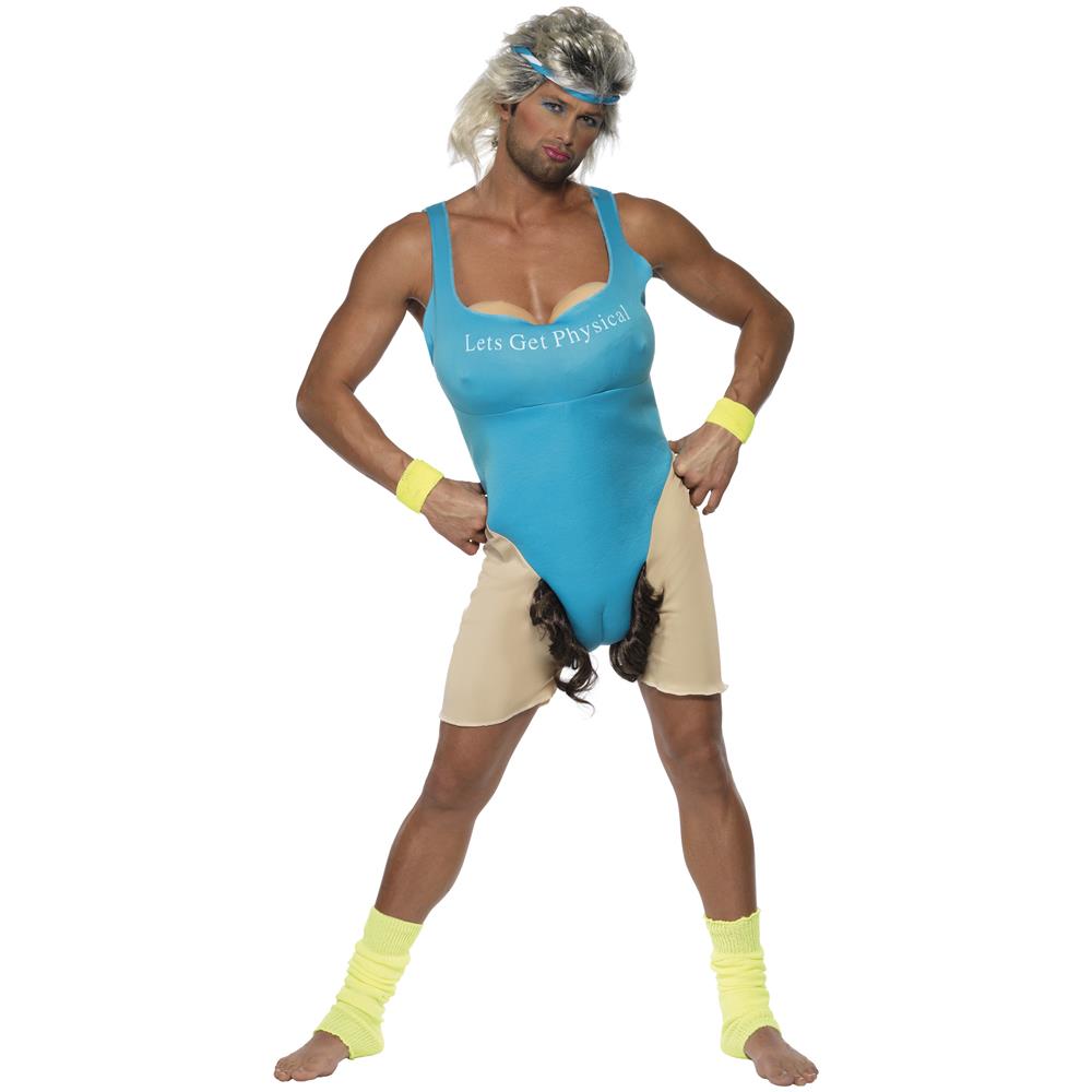Costume Da Professore Di Ginnastica Travestito Per Adulto - Taglia: M - Foto 1