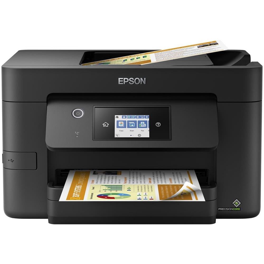 Stampante Multifunzione WorkForce Pro WF-3825DWF Inkjet a Colori Stampa Copia Scansione Fax A4 21 ppm (B / N) 10 ppm (a Colori) Wi-Fi / Ethernet / USB - Foto 1