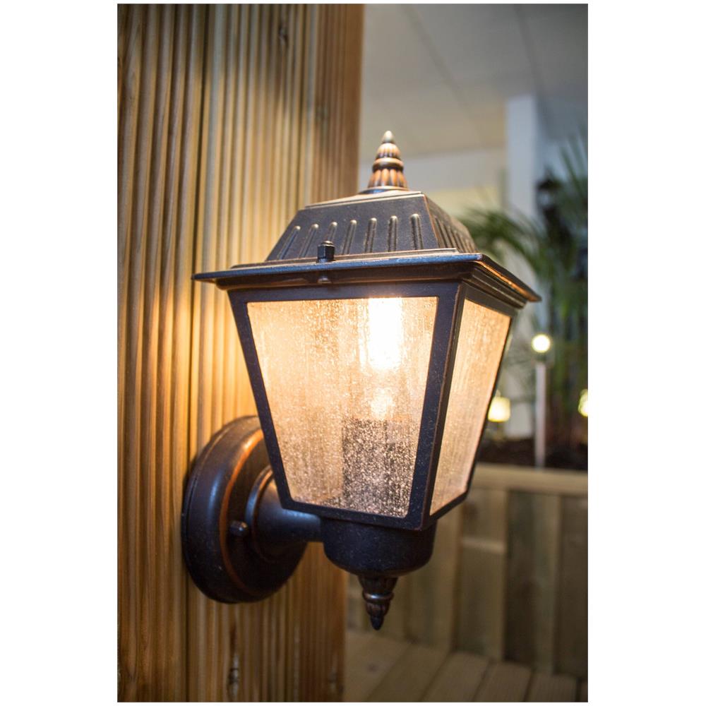 Lanterna Da Parete Per Esterno 1 Luce Bronzo Ip44, E27 - Foto 1