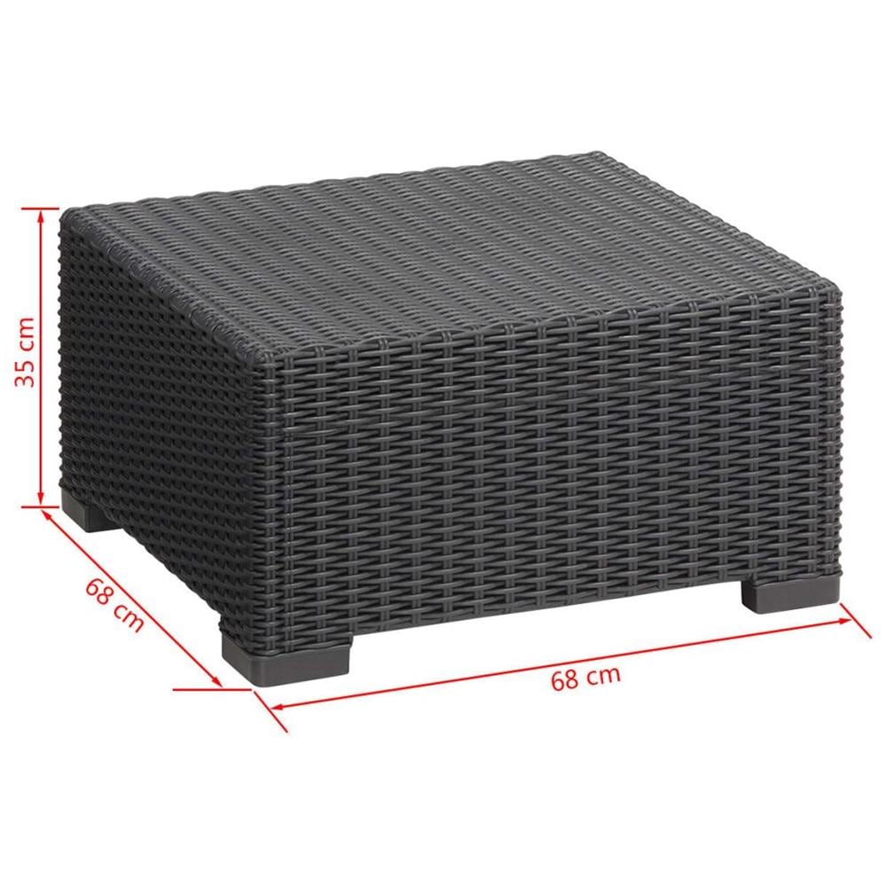 Keter Tavolo per Esterni California Grafite 197421 - Foto 6