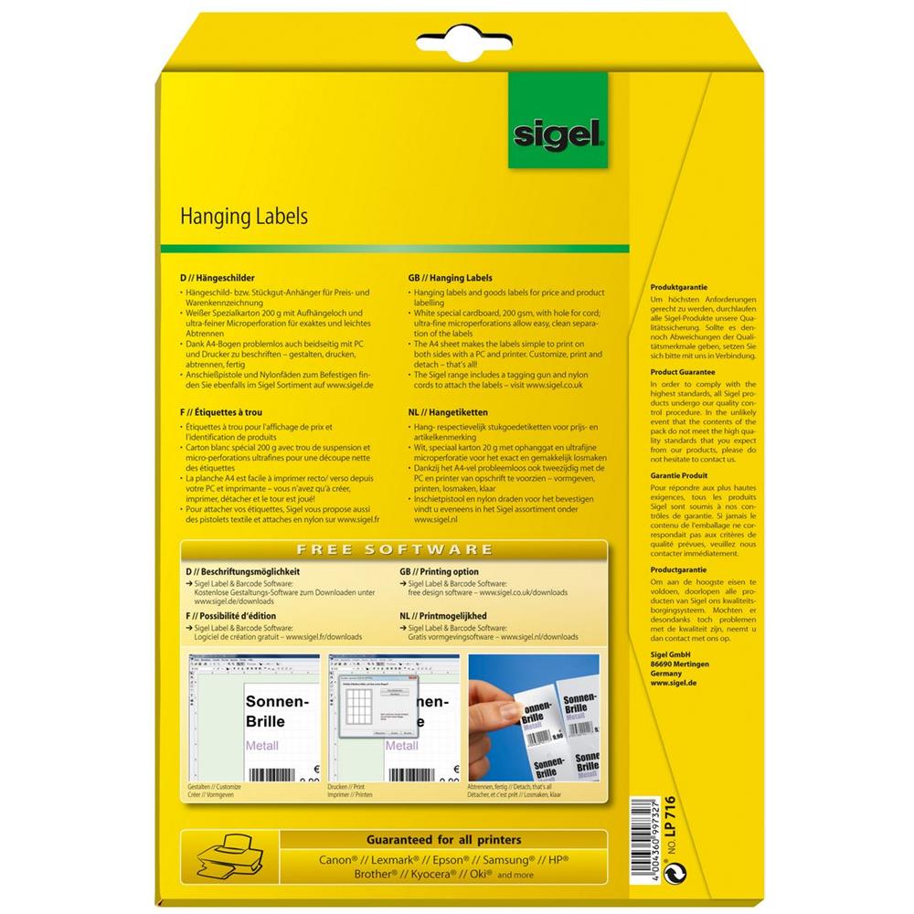 LP716 Bianco etichetta per stampante - Foto 7