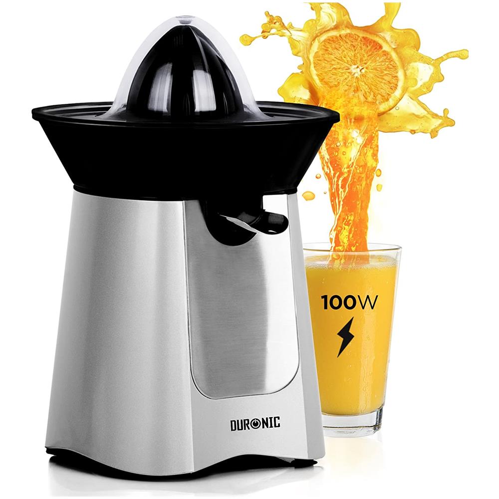 Je6 Sr Spremiagrumi Elettrico 100 W - 2 Coni Intercambiabili - Accensione E Spegnimento Automatico - Becccuccio Anti-goccia - Motore Silenzioso - Ideale Per Spremute D’arancia E Agrumi - Foto 2