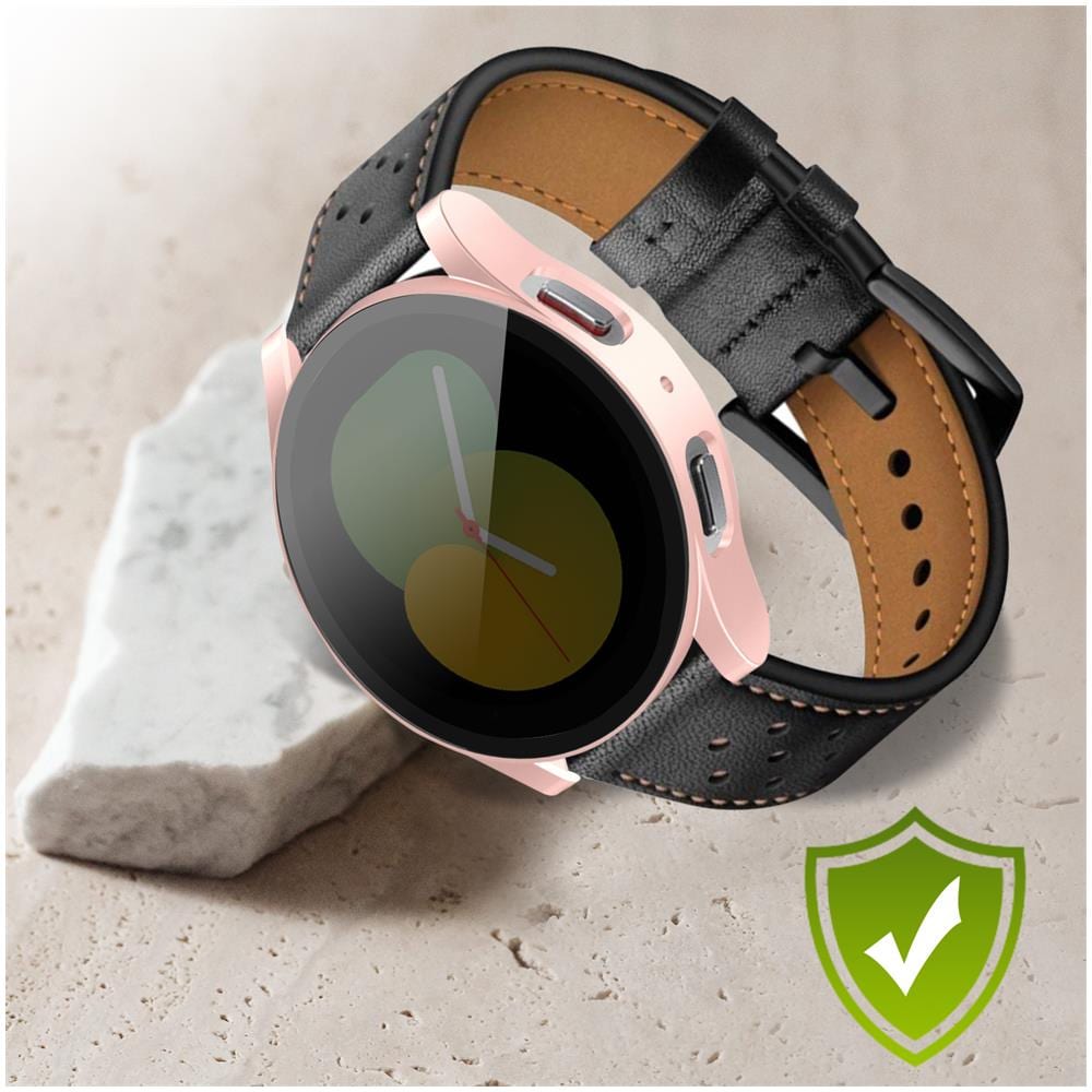 Protezione Integrale Vetro Temperato Samsung Galaxy Watch 5, 40 Mm Rose Gold - Foto 5