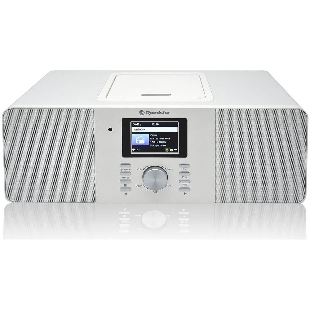 Ir-540d+btwh Sistema Micro Radio Internet Wi-fi E Digitale Dab+ / Fm, Lettore Cd-mp3 Bluetooth Bianco - Foto 1