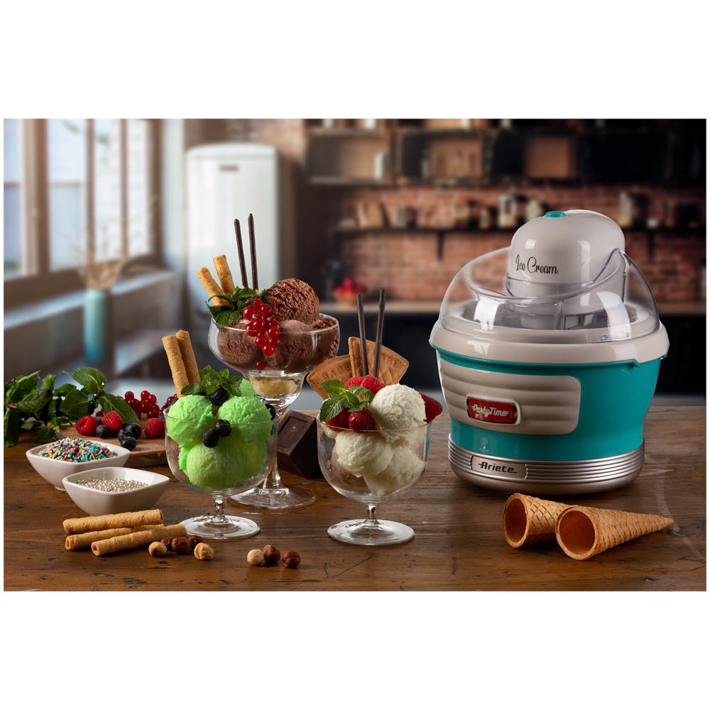 GELATIERA PARTY TIME 12W 1,5 L COLORE AZZURRO - Foto 5