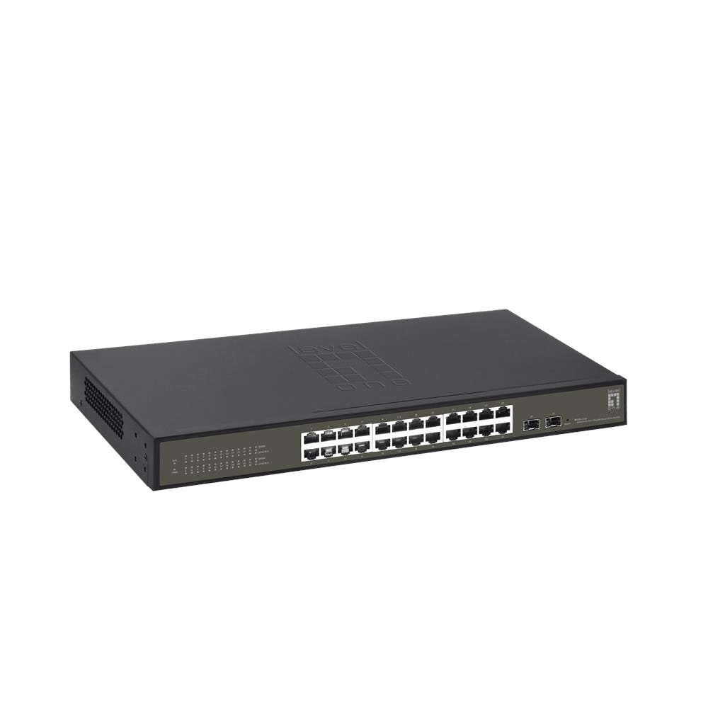 GES-2126 switch di rete Gestito L2 Gigabit Ethernet (10/100/1000) Nero - Foto 4