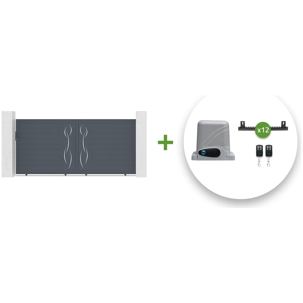 Cancello Elettrico Scorrevole 3,5m Life H. 160 + Ranger C300 - Foto 1