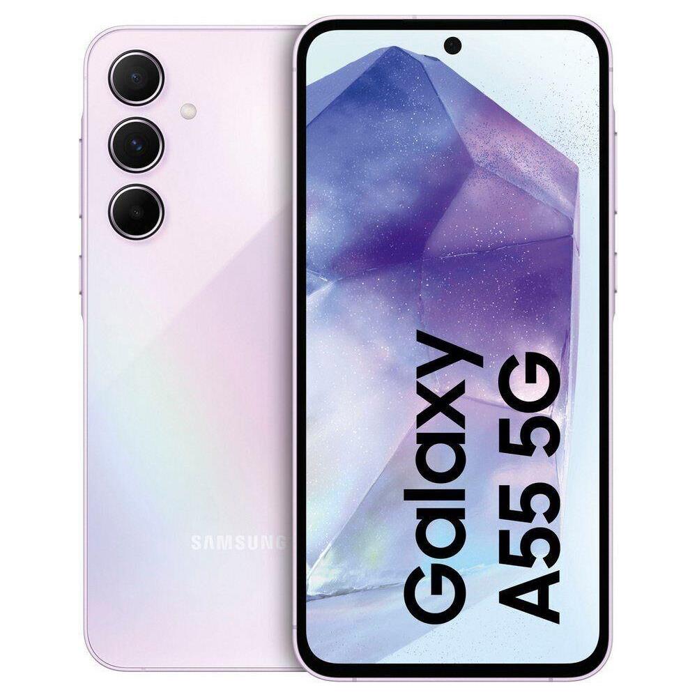 Galaxy A55 5G 128GB 8GB Ram Display 6.6" FHD+ Super AMOLED Exynos 1480 Fot. 50+12+5MP + Ant 32MP Dual Sim Android 14 5000 mAh Awesome Ice Blue Tim - Foto 1