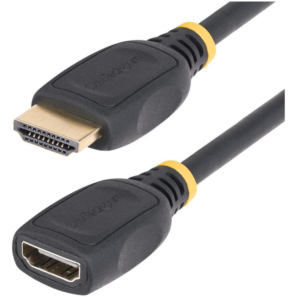 Cavo prolunga HDMI 2.0 da 50cm, cavo HDMI ad alta velocità, 4K 60Hz, cavo adattatore di prolunga HDMI da maschio a femmina, cavetto HDMI salvaporta, M /F - Foto 1