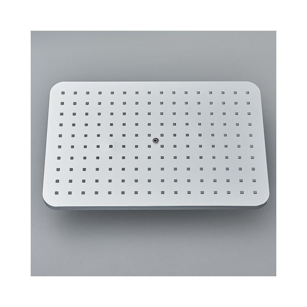 Colonna doccia, Blackswan, tipo M131, modello cromato regolabile, con bocca girevole, doccia ad alta pressione e mensola, misura 29 cm - Foto 4