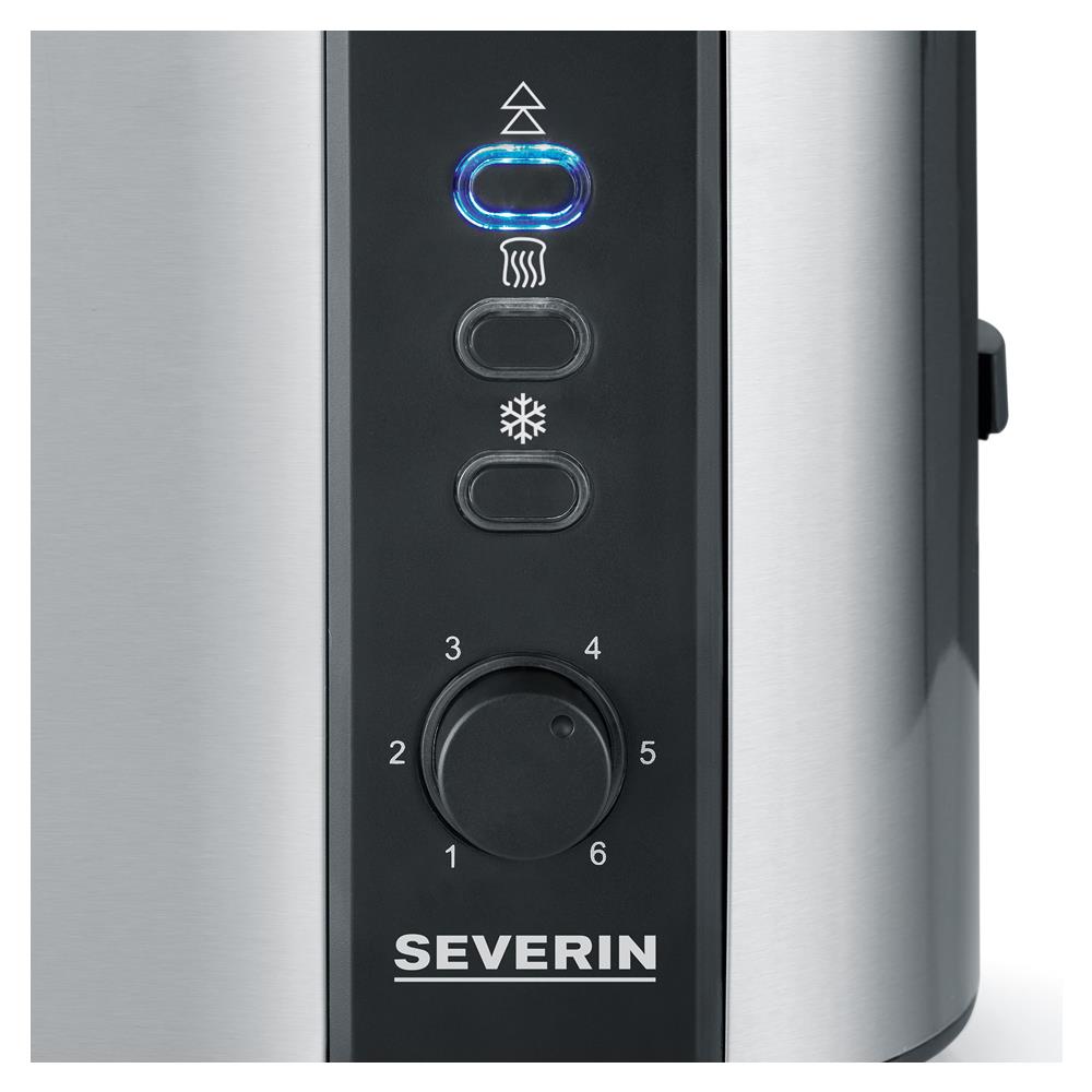 Tostapane AT2589 a 2 Fette Potenza 800 W Colore Nero / Acciaio Inox - Foto 5