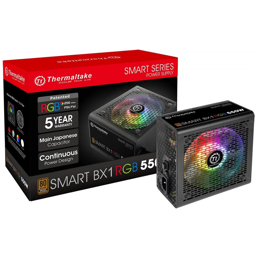 Alimentatore PC Smart BX1 RGB 80 PLUS Bronze ATX 2.4 550W Colore Nero - Foto 8