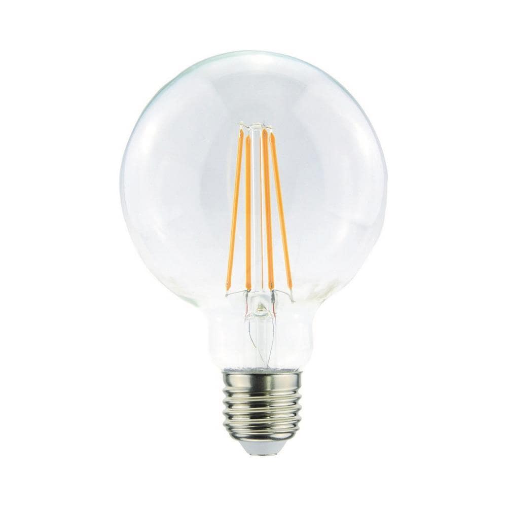 Lampadina Globo Trasparente In Vetro, 9,5 X 9,5 X 13,8 Cm, 1 X E27, 4w, 420lm, 2200k, 240v - Foto 1
