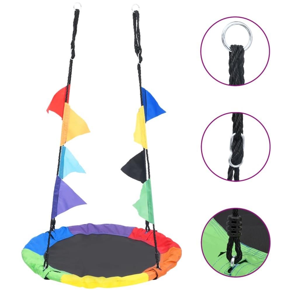 Altalena Arcobaleno con Bandiere 100 cm - Foto 1