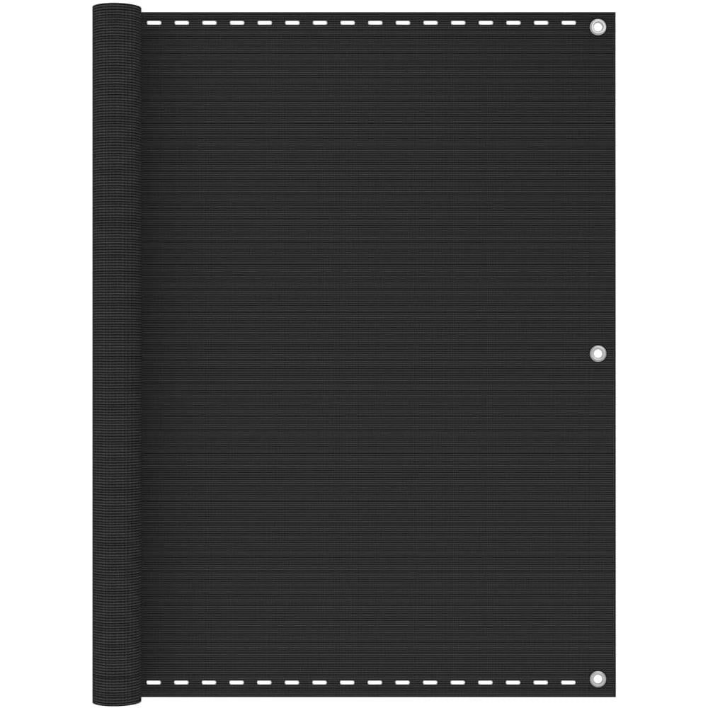 Paravento da Balcone HDPE 120x500 cm Antracite - Foto 1