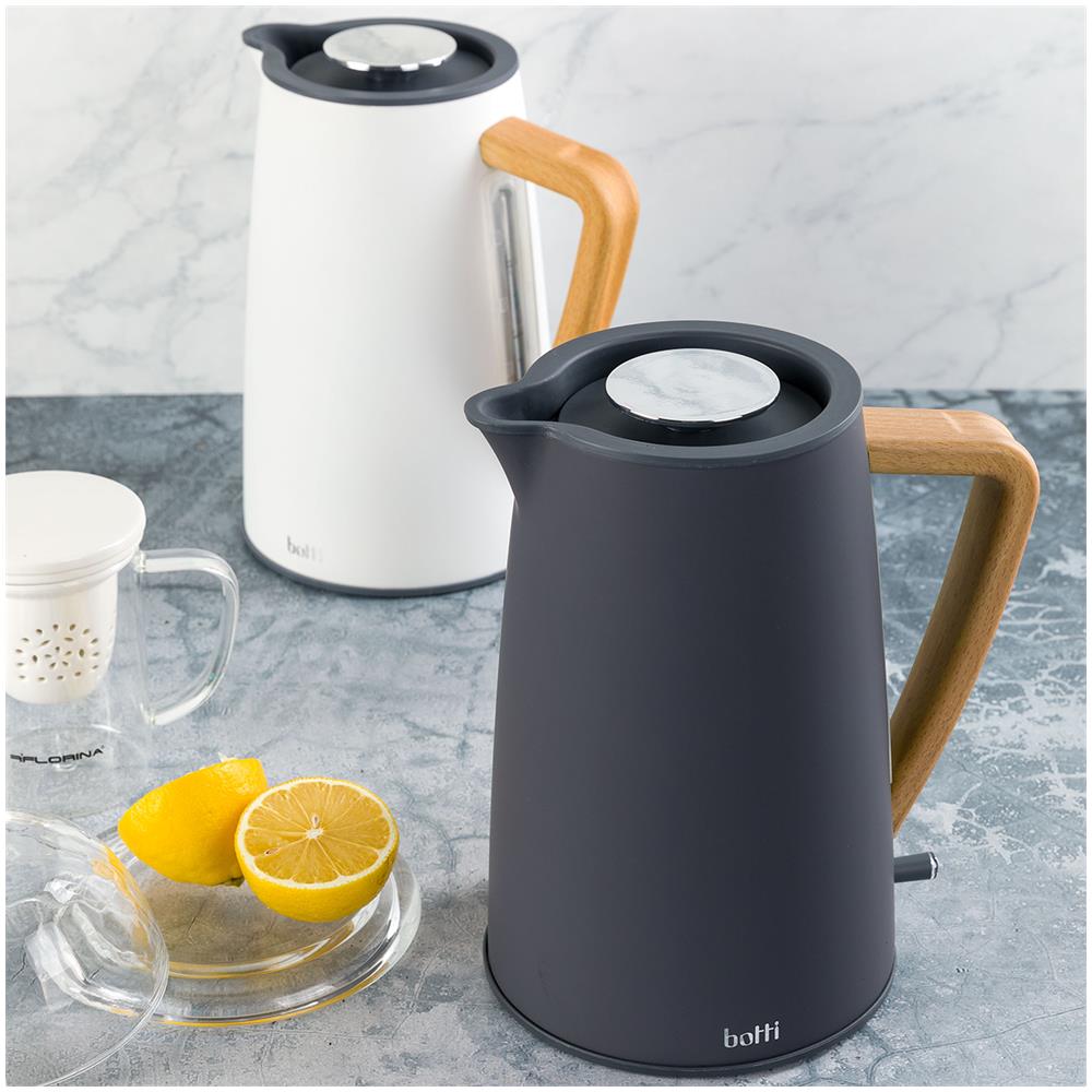 Nelly Bollitore Elettrico 1,7 L Ultra Rapido Senza Fili Design Moderno Nordic 2150w Grigio - Foto 8