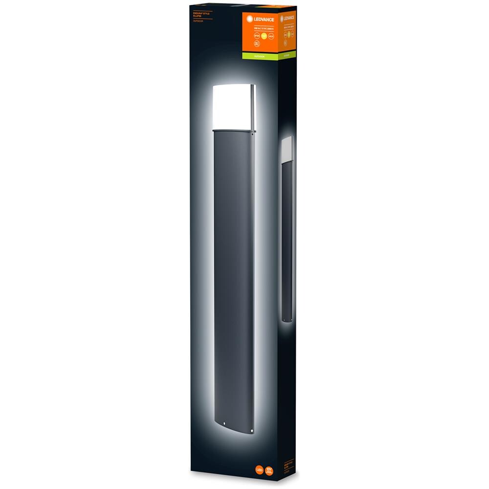 Ledvance Lampioncino Led Da Esterno, Endura® Style Ellipse / 12,50 W, 220…240 V, Bianco Caldo, 3000 K, Materiale: Alluminio, Ip44 - Foto 7