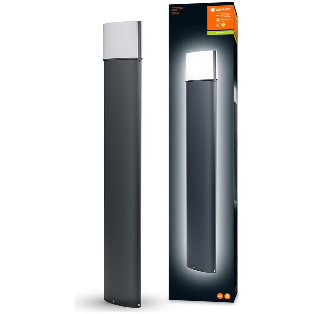 Ledvance Lampioncino Led Da Esterno, Endura® Style Ellipse / 12,50 W, 220…240 V, Bianco Caldo, 3000 K, Materiale: Alluminio, Ip44 - Foto 2