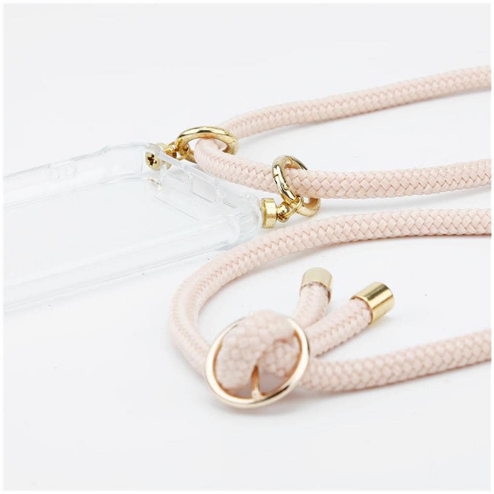 Catena Di Telefoni Cellulari Compatibile Con Samsung Galaxy A71 In Or Rosato A Perla - Coperchio Protettivo In Silicone Con Anelli D'oro, Cinturino In Corda E Custodia Staccabile - Foto 2