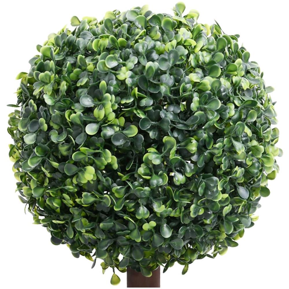 Pianta Di Bosso Artificiale A Sfera Con Vaso Verde 118 Cm - Foto 2