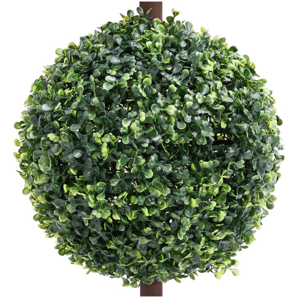 Pianta Di Bosso Artificiale A Sfera Con Vaso Verde 118 Cm - Foto 3