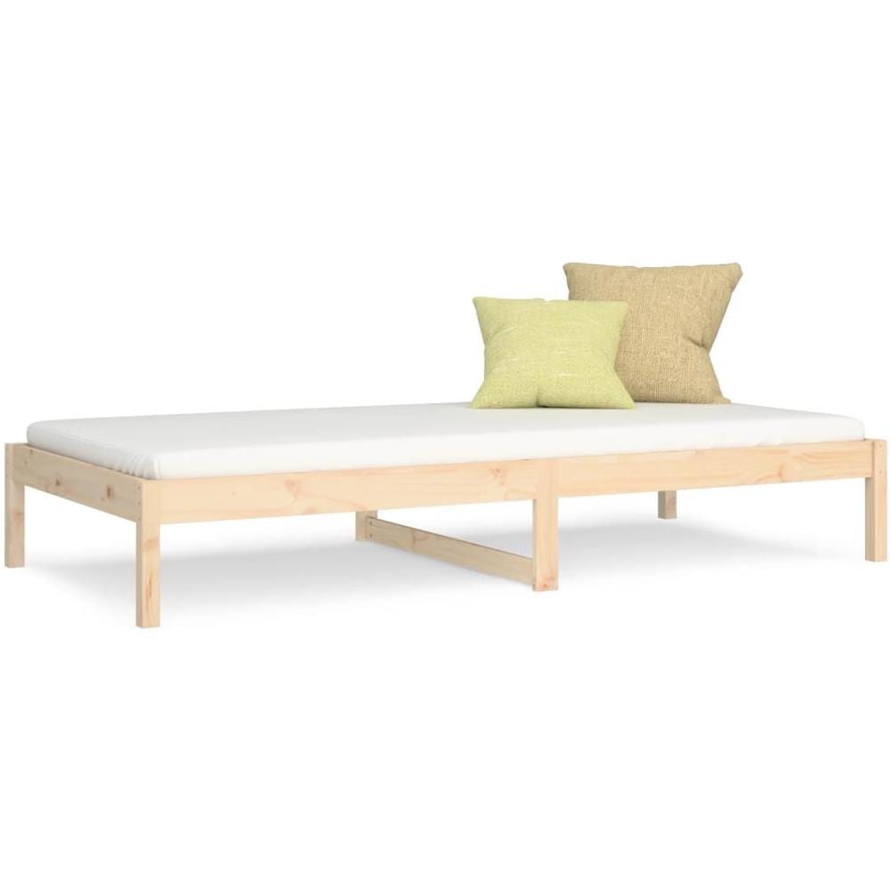 Dormeuse 80x200 Cm In Legno Massello Di Pino - Foto 2