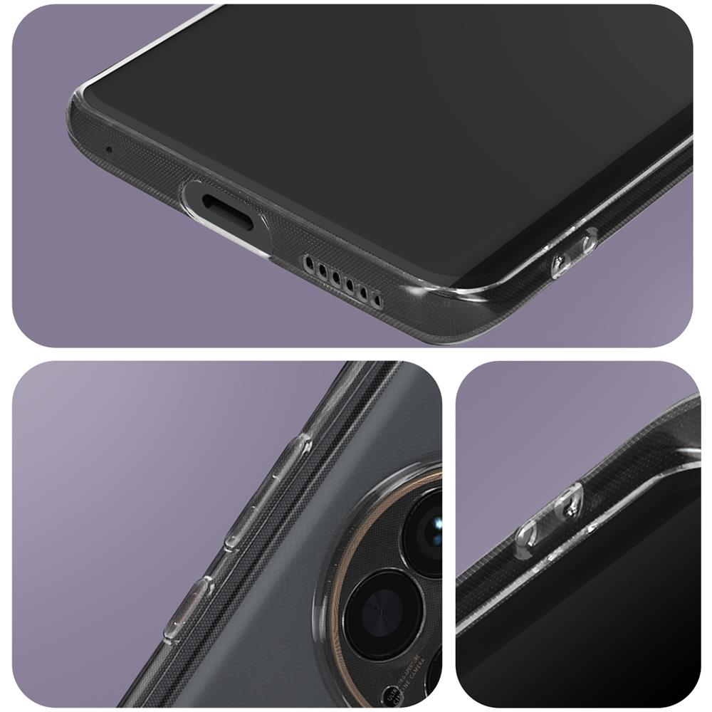 Cover Per Huawei Mate 50 Pro Silicone Ultrasottile Antingiallimento Trasparente - Foto 2