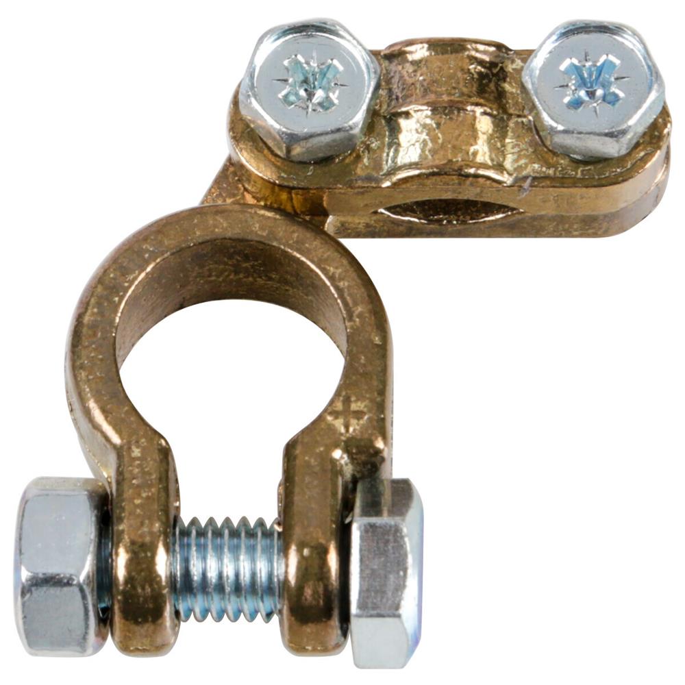 Morsetto Batteria Rinforzato; Fissaggio Cavo A Piastrina - Max Cavo ? 35 Mm - Polo Positivo - Foto 1