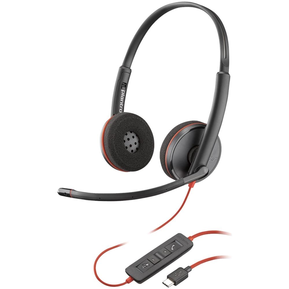 Cuffie Blackwire 3220 stereo USB-C + adattatore USB-C /A (sfuse) - Foto 1
