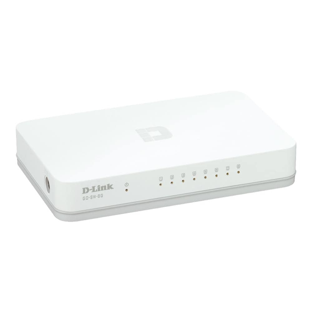 GO-SW-8G /E switch di rete Non gestito Gigabit Ethernet (10/100/1000) Bianco - Foto 2