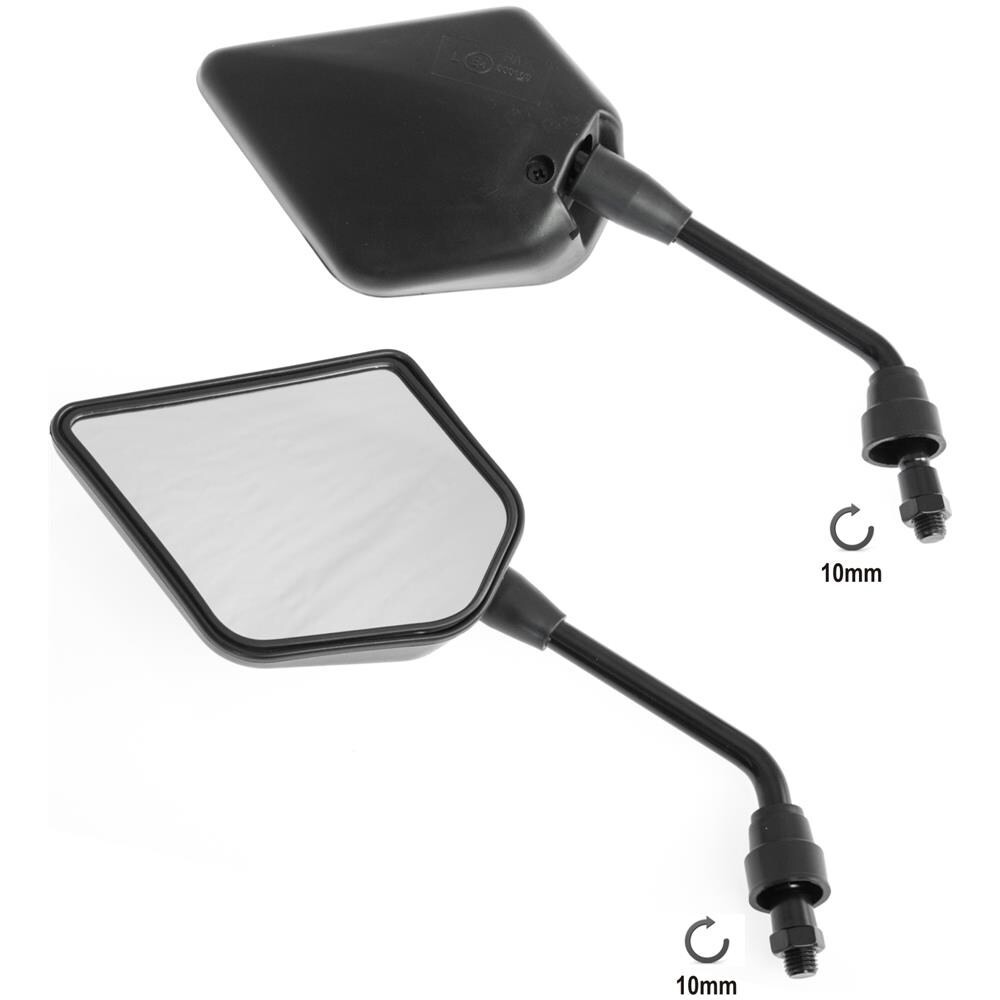 Coppia Specchietti Retrovisori Scooter Specchi Omologati Moto Custom - Foto 1