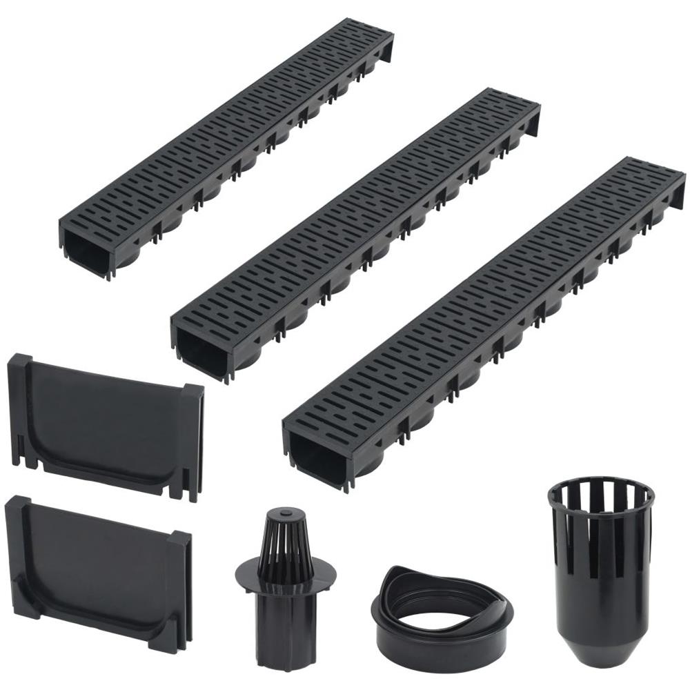 Canalette Di Drenaggio 3 Pz Plastica 3 M - Foto 1