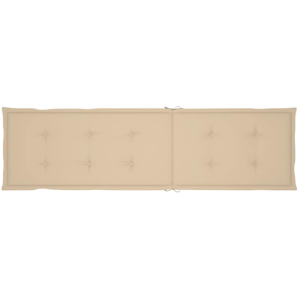 Sdraio Da Esterni Con Poggiapiedi E Cuscino Massello Di Acacia - Foto 11